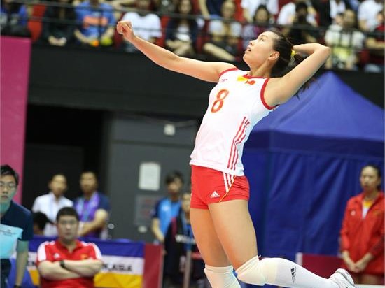 标题：中国女排3-0横扫德国锁定奥运资格