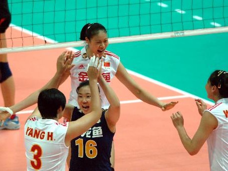 2016大奖赛中国女排3-1力克美国夺冠